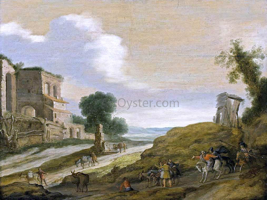 Lambert Jacobsz Joseph's Brothers on the Road from Egypt - Hand Painted Oil Painting
