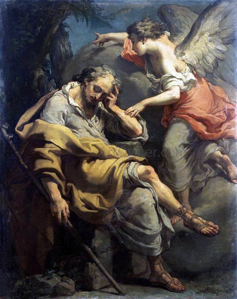 Gaetano Gandolfi Joseph's Dream - Hand Painted Oil Painting