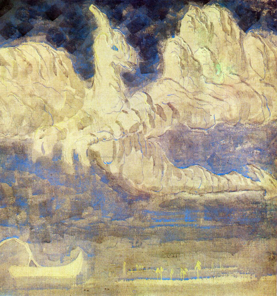 Mikalojus Ciurlionis Journey of the Prince II - Hand Painted Oil Painting