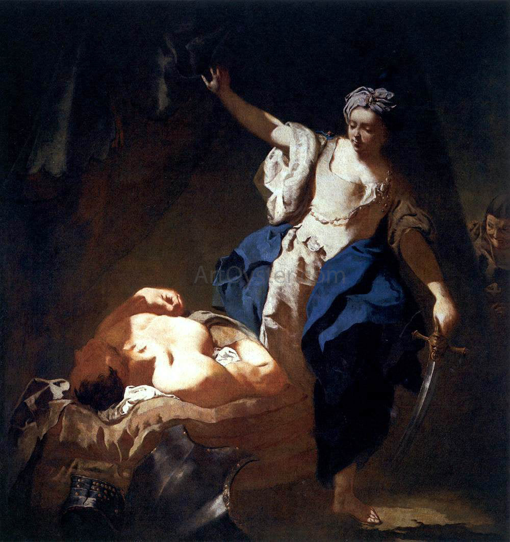 Giovanni Battista Piazzetta Judith and Holofernes - Hand Painted Oil Painting