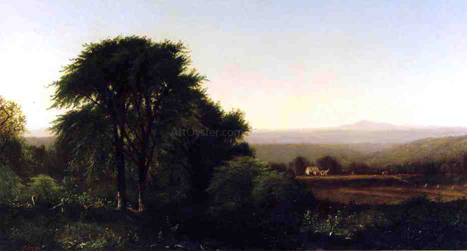 Alfred Thompson Bricher July Afternoon in Greenfield, Massachusetts - Hand Painted Oil Painting