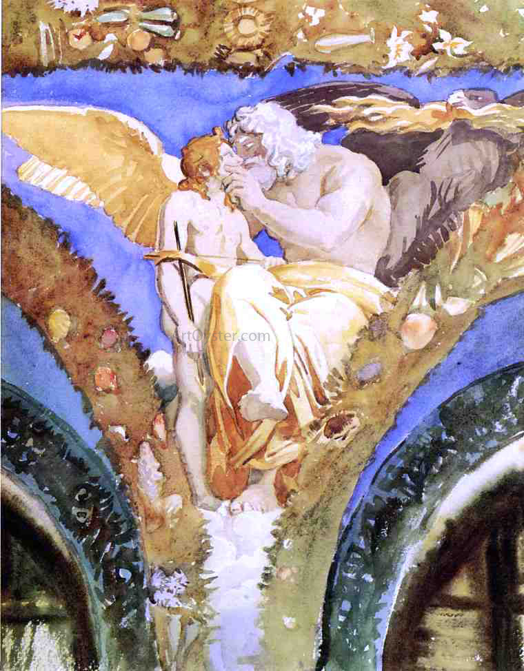 John Singer Sargent Jupiter Beseeching Eros - Hand Painted Oil Painting