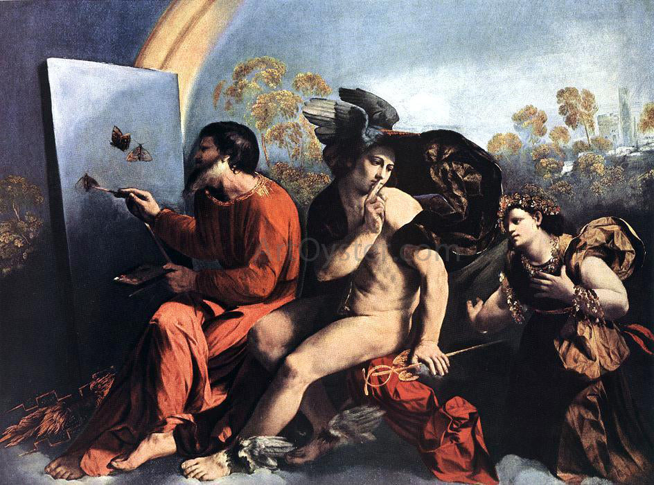  Dosso Dossi Jupiter, Mercury and the Virtue - Hand Painted Oil Painting