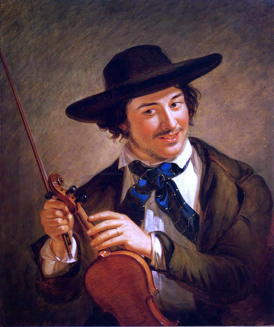  William Sidney Mount Just in Tune - Hand Painted Oil Painting