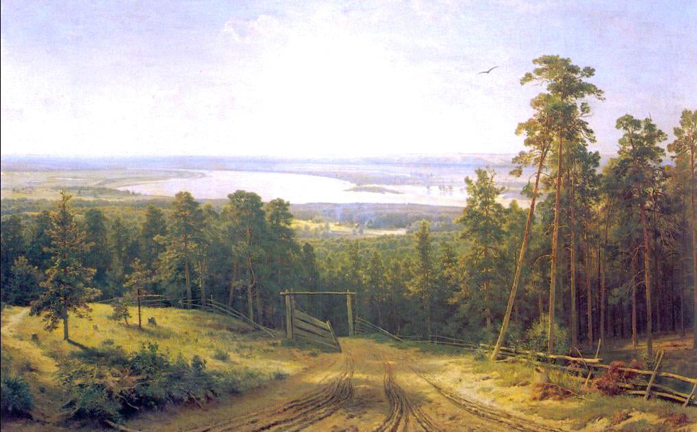  Ivan Ivanovich Shishkin Kama near Elabuga - Hand Painted Oil Painting