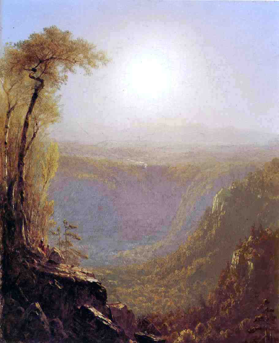 Sanford Robinson Gifford Kauterskill Clove, in the Catskills - Hand Painted Oil Painting