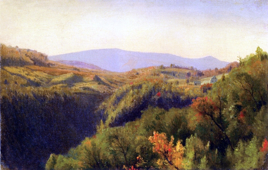 Jervis McEntee Kauterskill Clove - Hand Painted Oil Painting