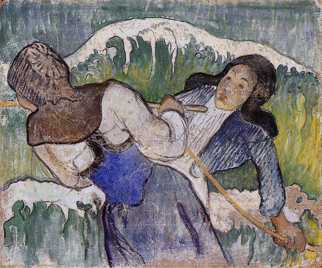 Paul Gauguin Kelp Gatherers - Hand Painted Oil Painting