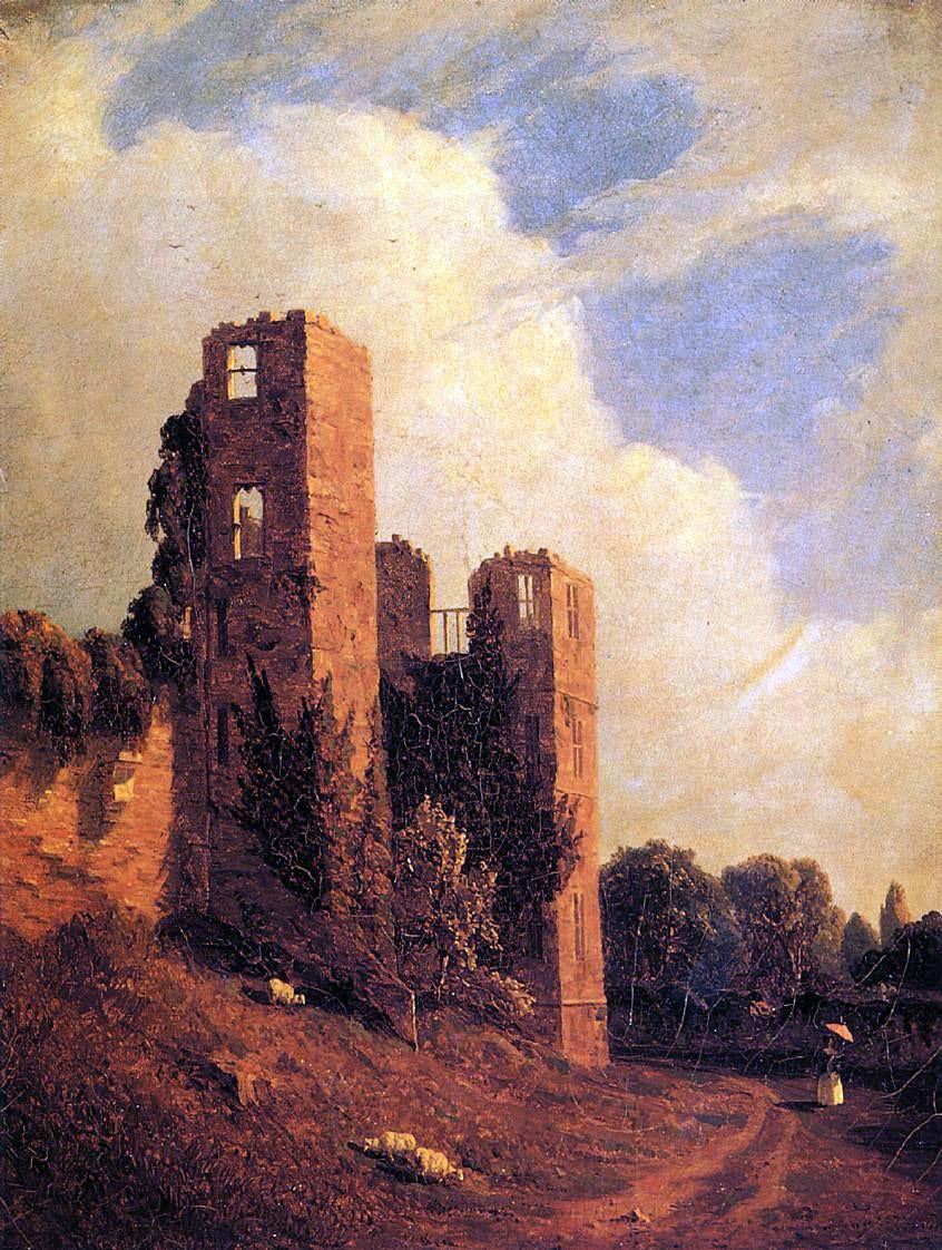  Sanford Robinson Gifford Kenilworth Castle - Hand Painted Oil Painting