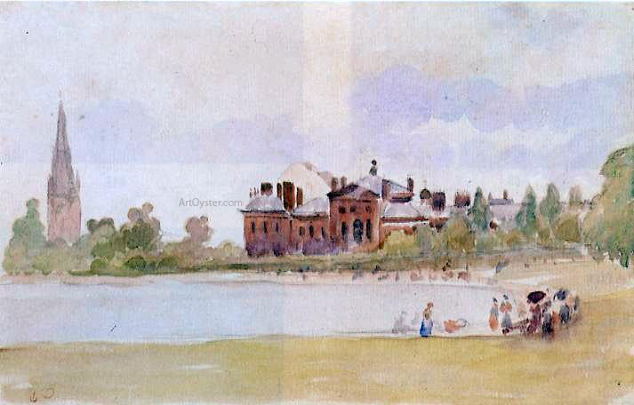 Camille Pissarro Kensington Gardens - Hand Painted Oil Painting