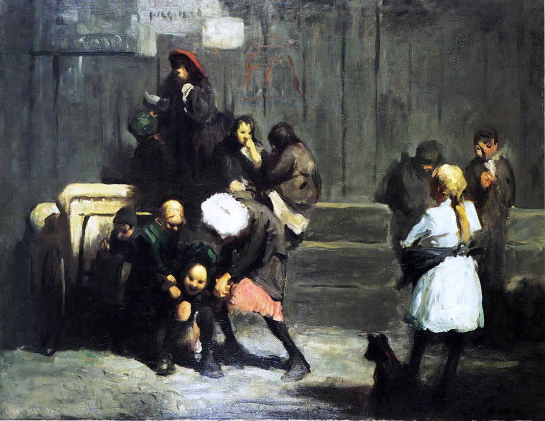 George Wesley Bellows Kids - Hand Painted Oil Painting