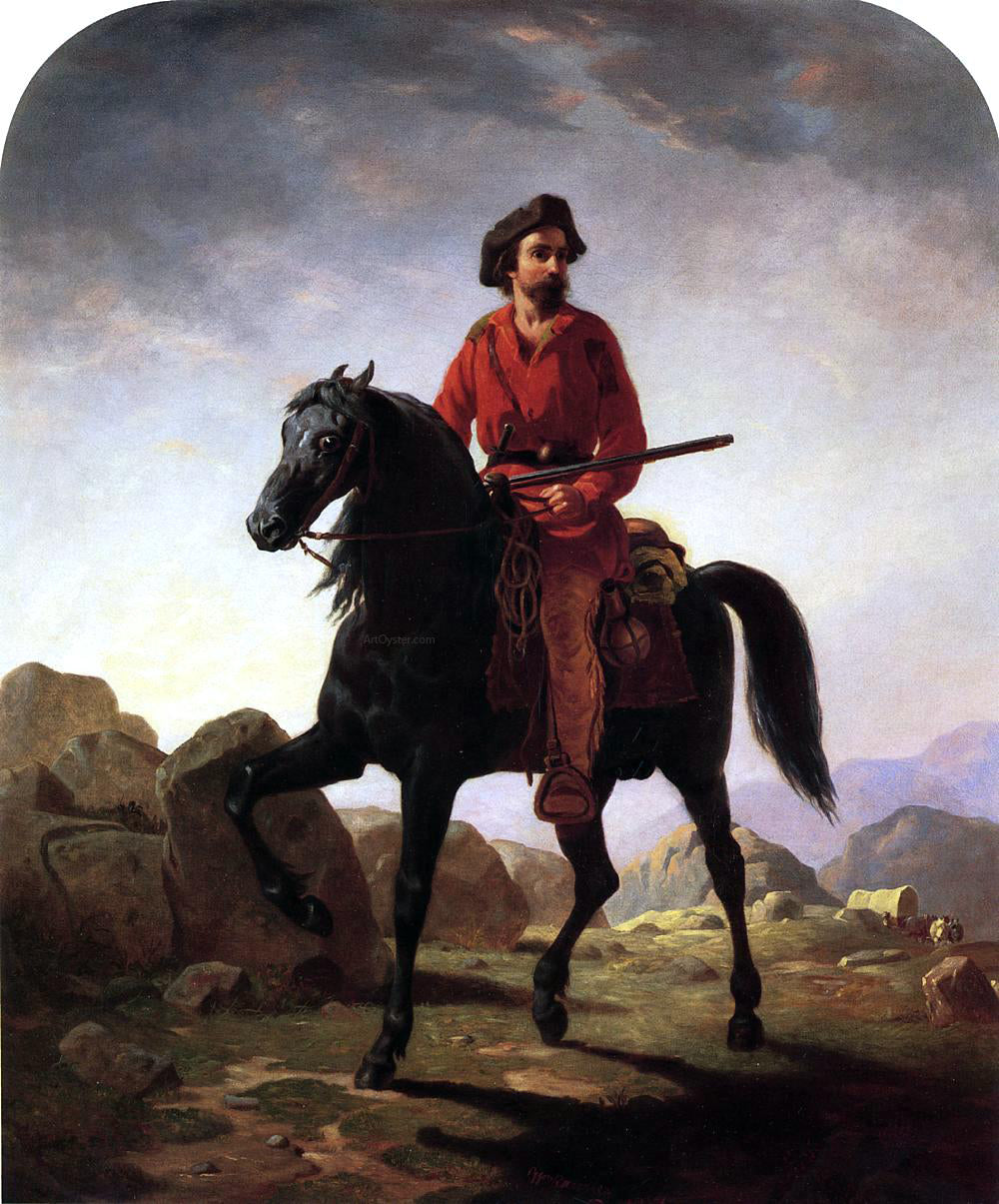 William Tylee Ranney Kit Carson - Hand Painted Oil Painting