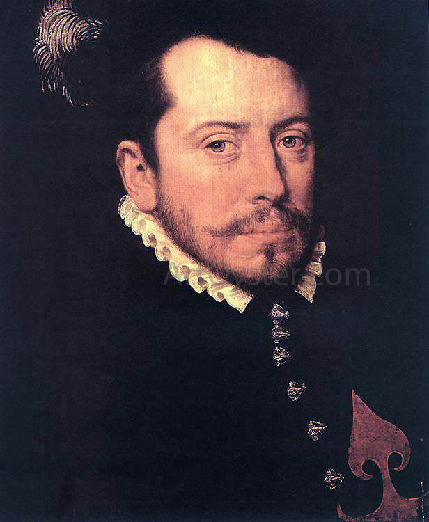 Anthonis Mor Van Dashorst Knight of the Spanish St James Order - Hand Painted Oil Painting