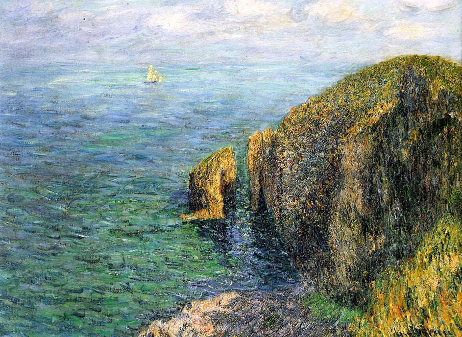 Gustave Loiseau La Banche, Haute Mer, Cap Frehel - Hand Painted Oil Painting