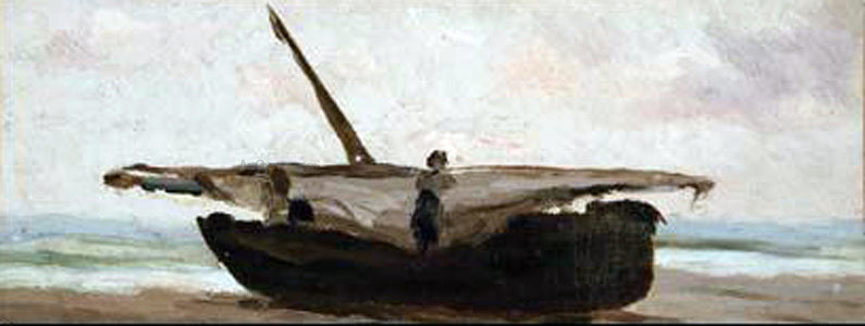 Modesto i Inglada La barca - Hand Painted Oil Painting