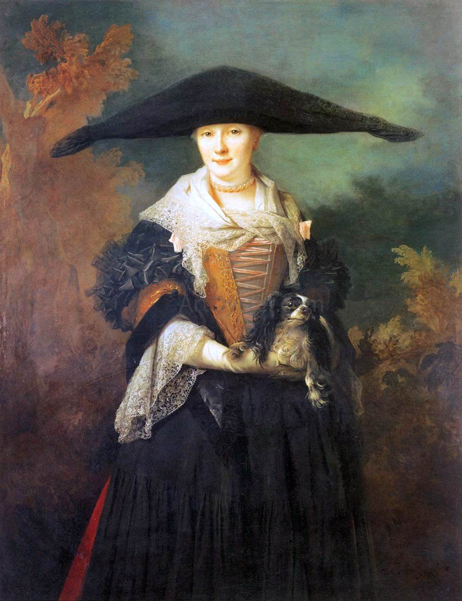 Nicolas De Largilliere La Belle Strasbourgeoise - Hand Painted Oil Painting