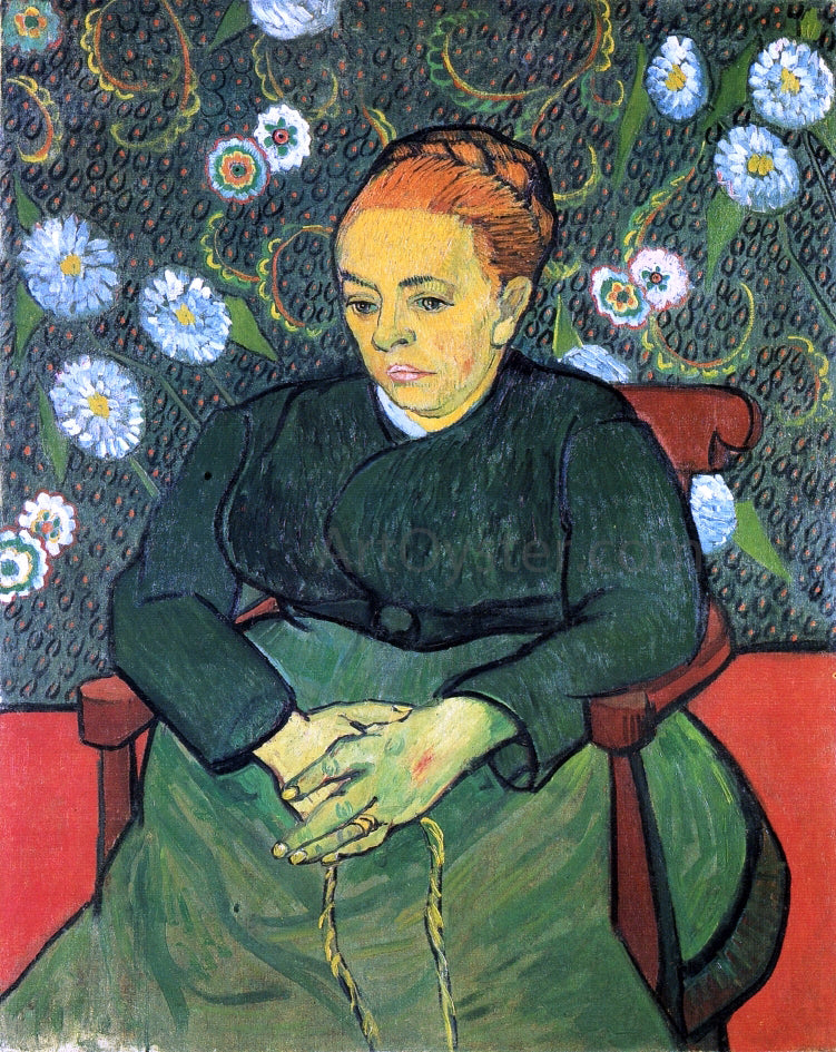 Vincent Van Gogh La Berceuse, Portrait of Madame Roulin - Hand Painted Oil Painting