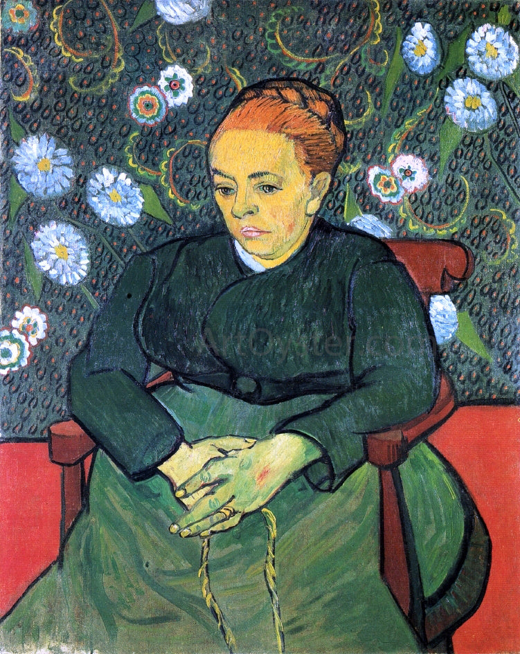  Vincent Van Gogh La Berceuse, Portrait of Madame Roulin - Hand Painted Oil Painting