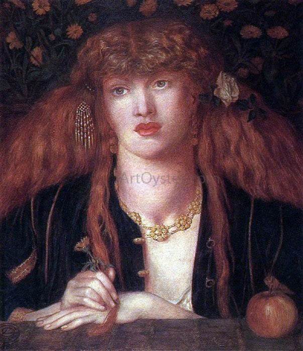 Dante Gabriel Rossetti La Bionda del Balcone - Hand Painted Oil Painting