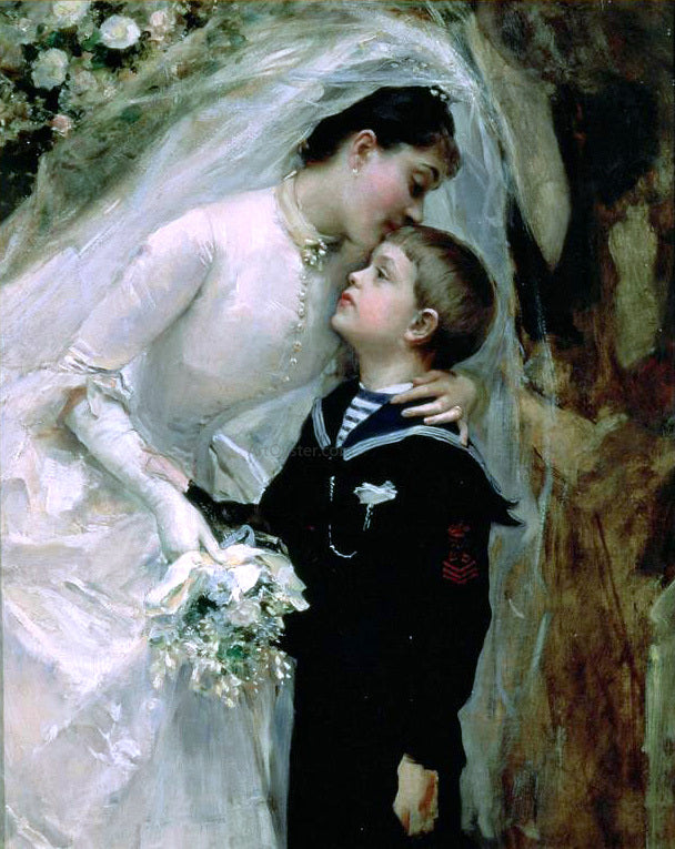 Raimundo de Madrazo Y Garreta La Boda - Hand Painted Oil Painting
