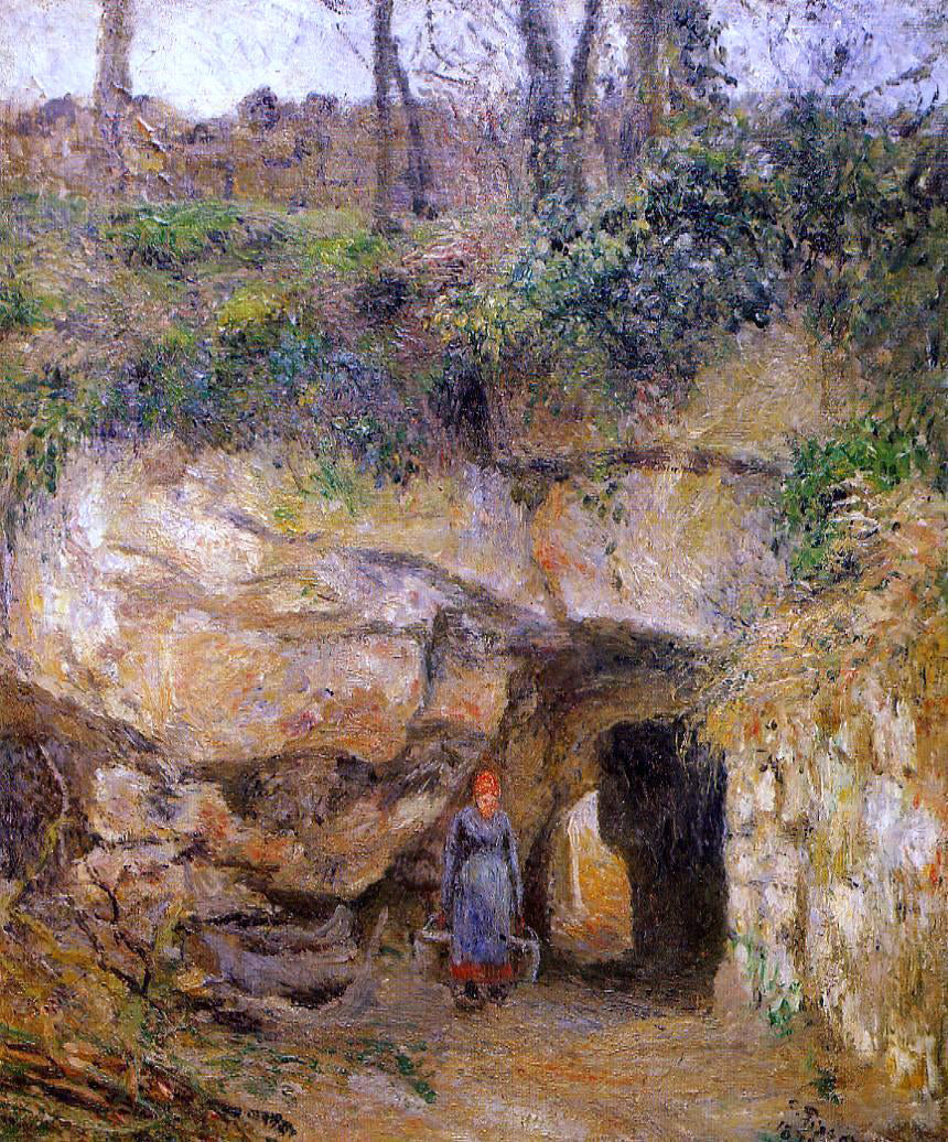 Camille Pissarro La Carrier a l'Hermitage, Pontoise - Hand Painted Oil Painting