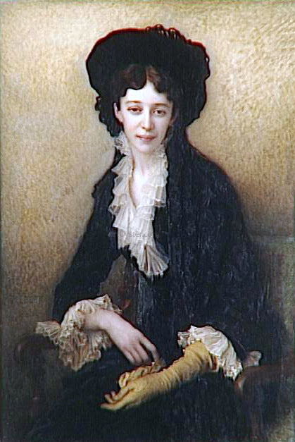 Antoine Ernest Hebert La Comtesse de Dampierre - Hand Painted Oil Painting