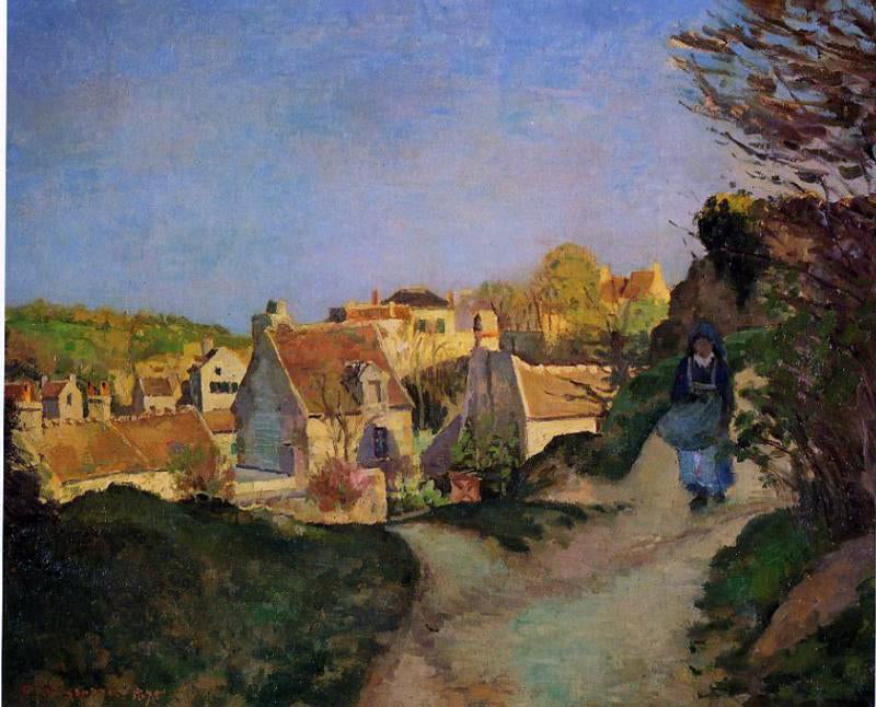 Camille Pissarro La Cote du Jallais, Pontoise - Hand Painted Oil Painting