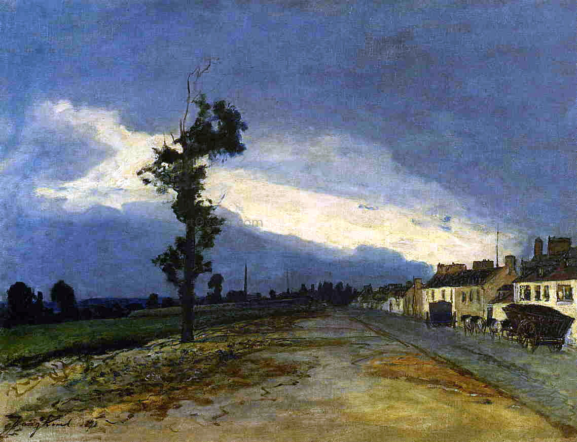 Johan Barthold Jongkind La Cote-Saint-Andre - Hand Painted Oil Painting