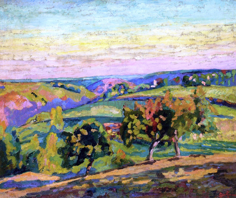 Armand Guillaumin La Creuse Landscape - Hand Painted Oil Painting