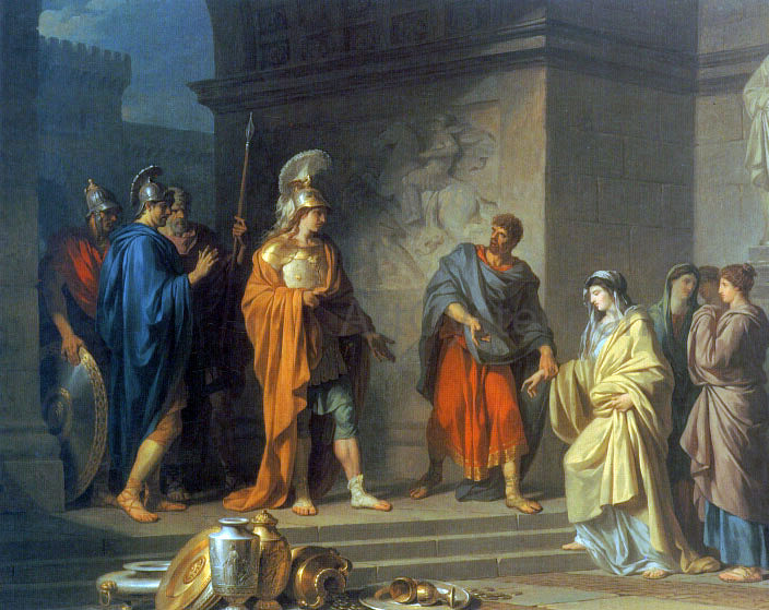 Jean Nicaise Perrin La Generosite De Scipio - Hand Painted Oil Painting