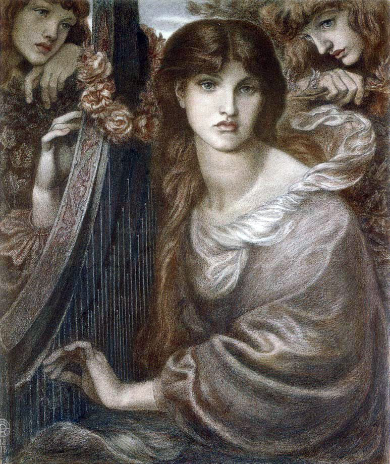 Dante Gabriel Rossetti La Ghirlandata - Hand Painted Oil Painting
