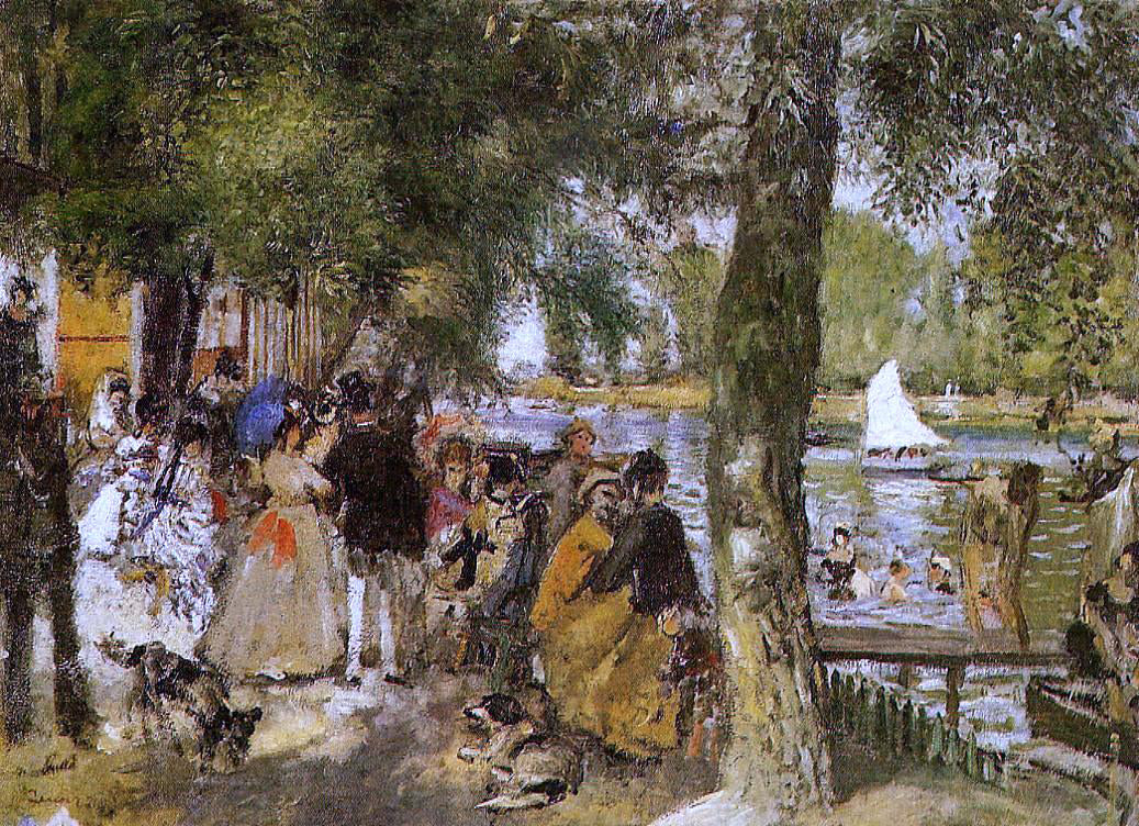 Pierre Auguste Renoir La Grenouillere - Hand Painted Oil Painting