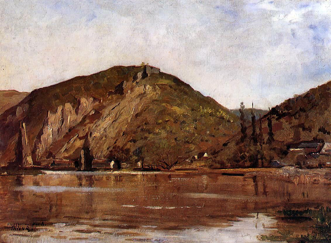 Theo Van Rysselberghe La Meuse aux Environs de Namur - Hand Painted Oil Painting