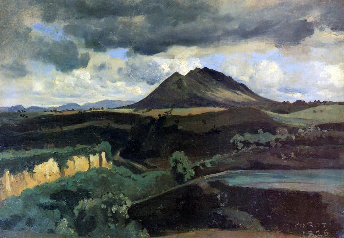 Jean-Baptiste-Camille Corot La Monta Soracte - Hand Painted Oil Painting