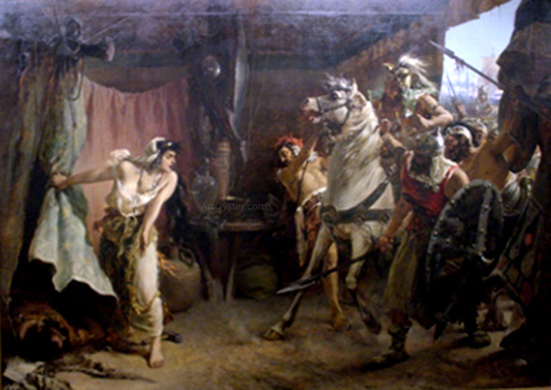 Ramon Tusquets Maignon La Muerte de Sisara - Hand Painted Oil Painting