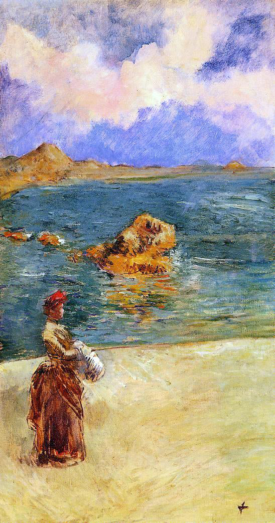 Jean-Louis Forain La Muse de Flots - Hand Painted Oil Painting