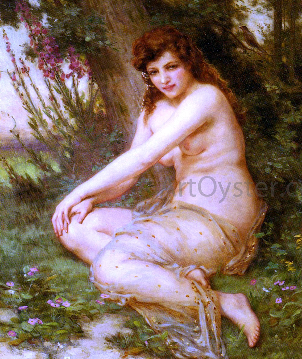  Guillaume Seignac La Nymphe de Foret (also known as The Forest Nymph) - Hand Painted Oil Painting