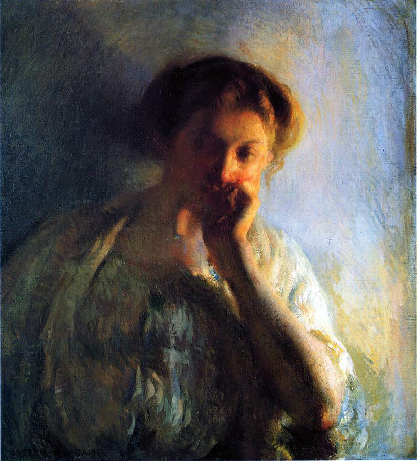 Joseph Rodefer De Camp La Penserosa - Hand Painted Oil Painting