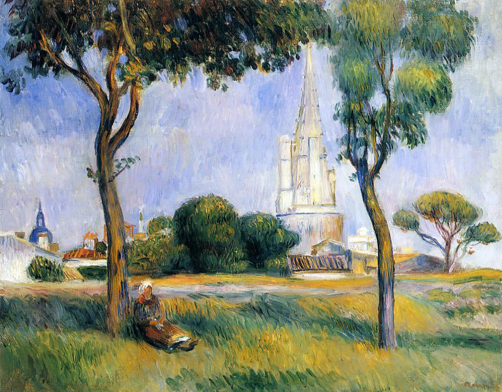 Pierre Auguste Renoir La Poudrerie de la Rochelle - Hand Painted Oil Painting