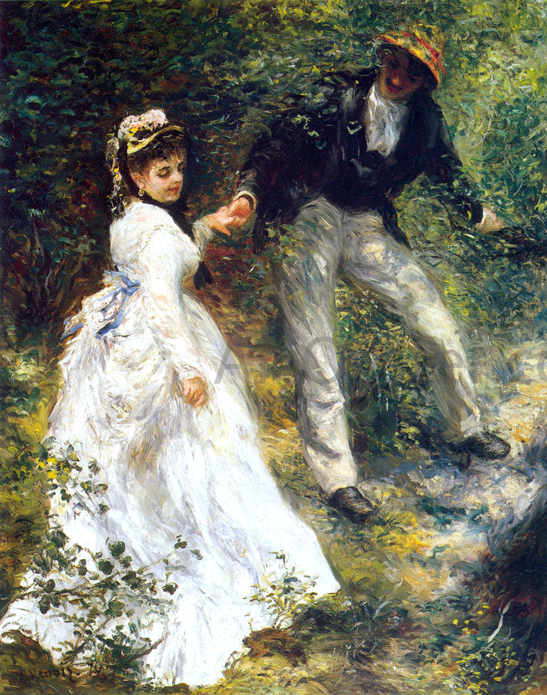 Pierre Auguste Renoir La Promenade - Hand Painted Oil Painting