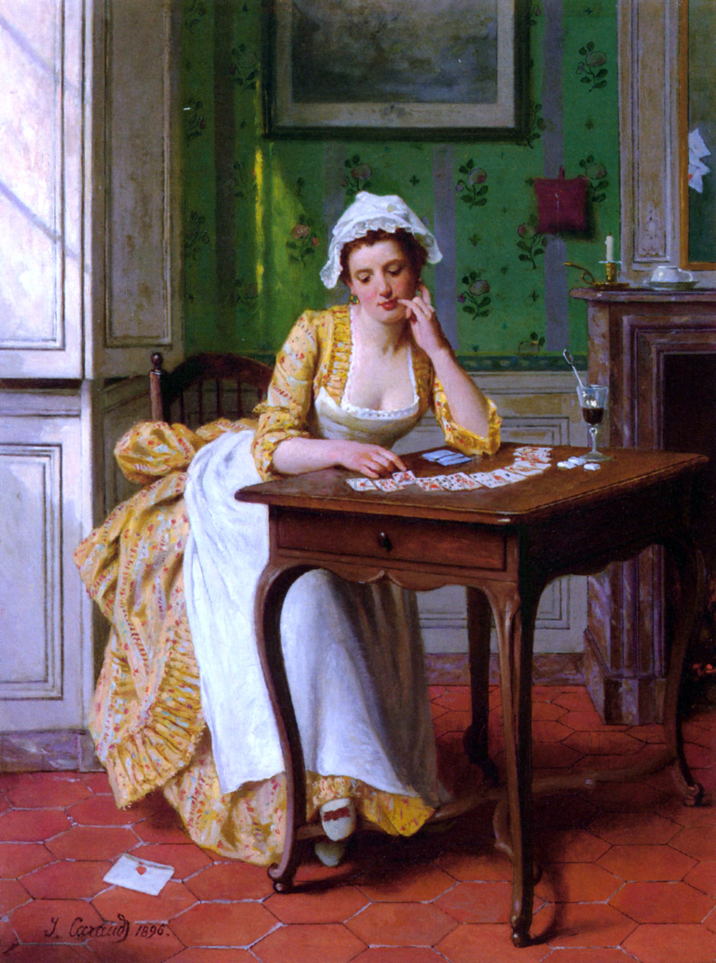 Joseph Caraud La Reussite - Hand Painted Oil Painting