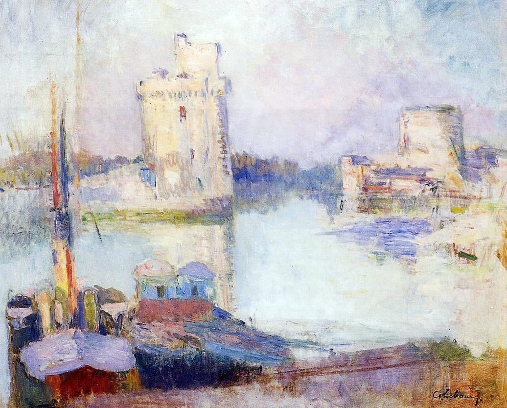 Albert Lebourg La Rochelle, the Port - Hand Painted Oil Painting