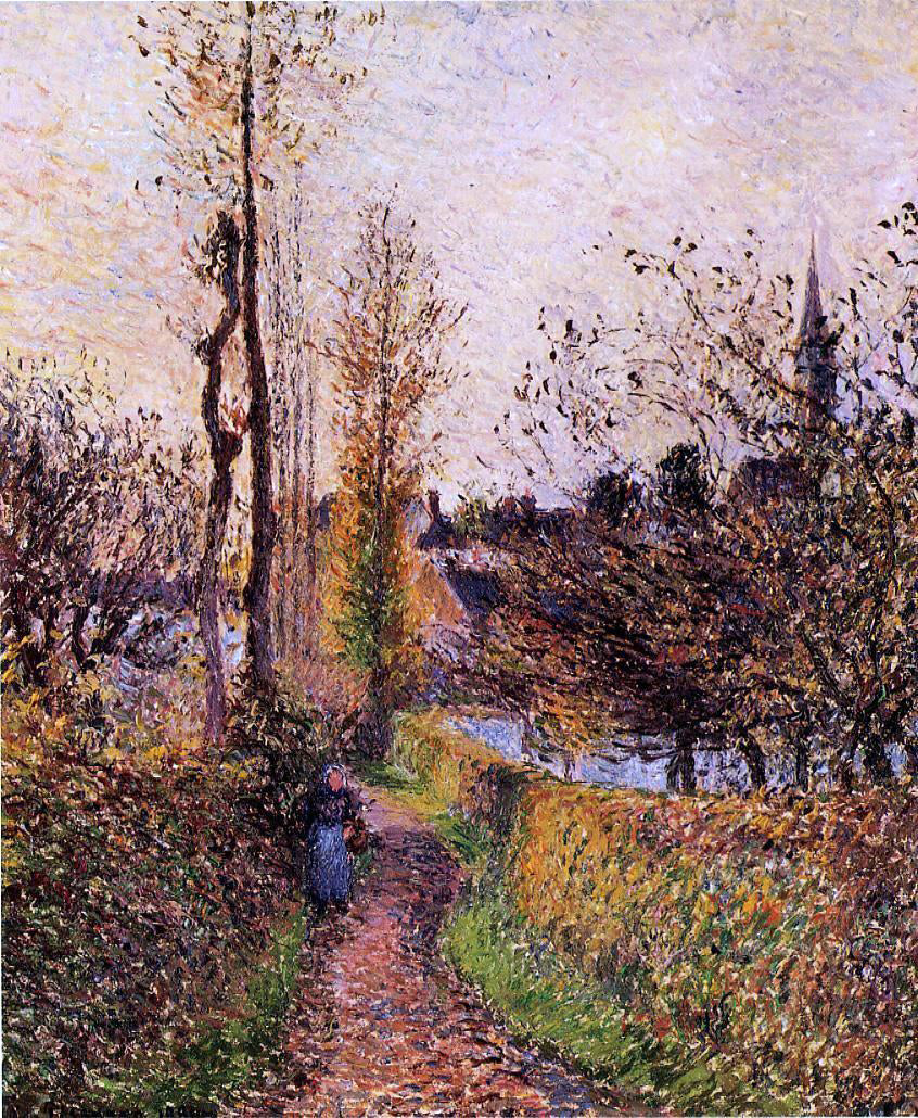 Camille Pissarro La Sentier de Basincourt - Hand Painted Oil Painting
