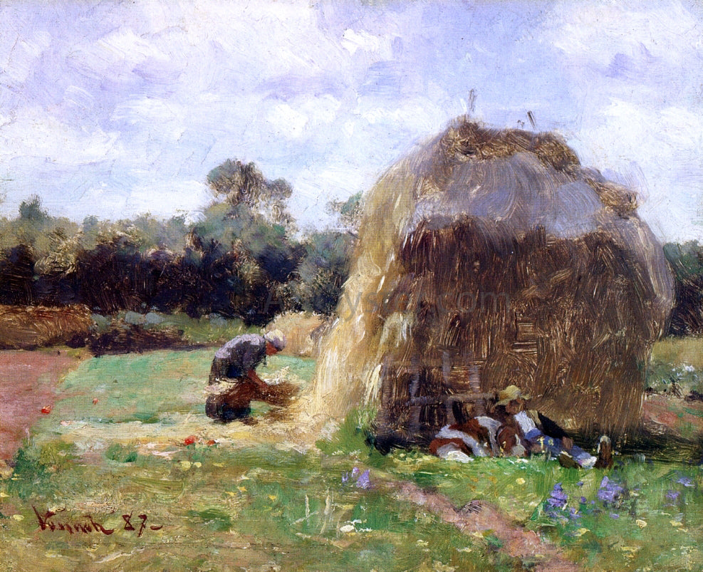 Robert Vonnoh La Sieste - Hand Painted Oil Painting
