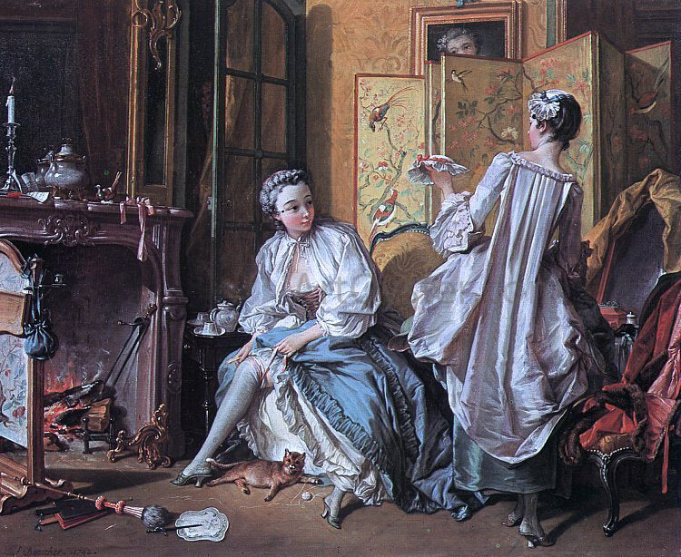 Francois Boucher La Toilette - Hand Painted Oil Painting
