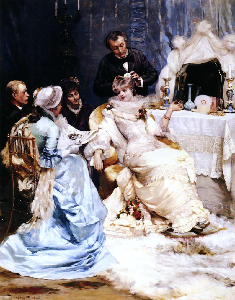 Hugo Birger La Toilette - Hand Painted Oil Painting