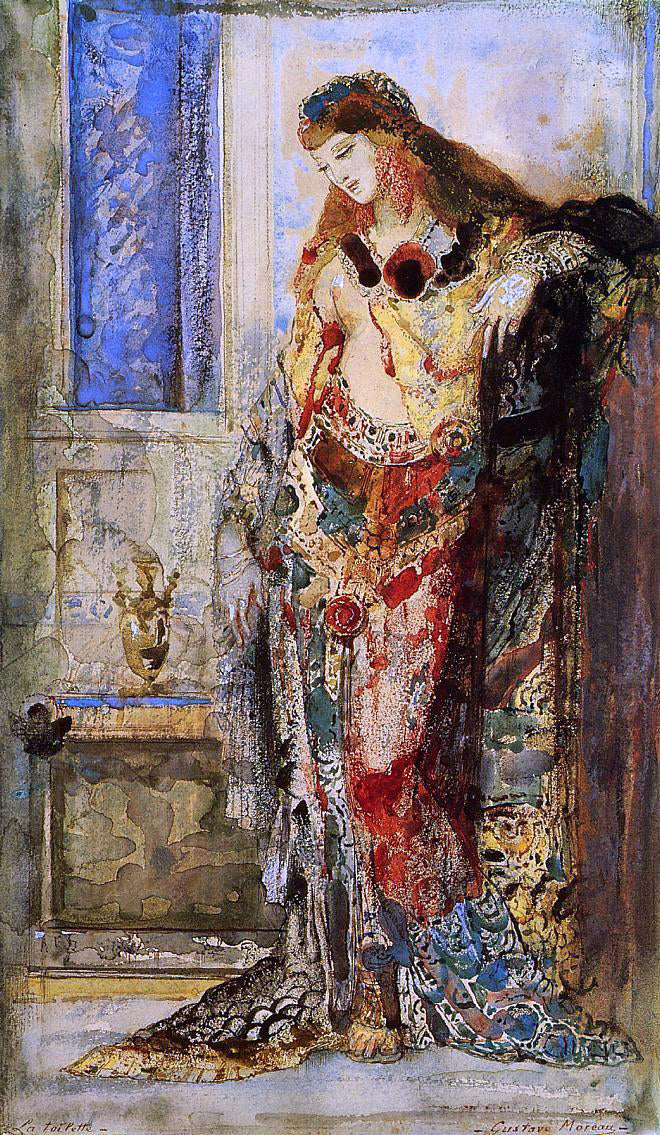 Gustave Moreau La Toilette - Hand Painted Oil Painting