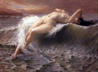 Guillaume Seignac La Vague - Hand Painted Oil Painting