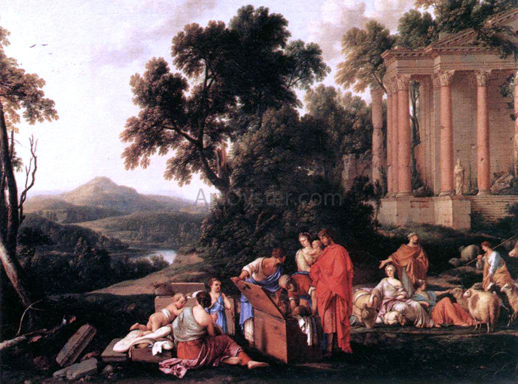 Laurent De La Hire Laban Searching Jacob's Bagagge for the Stolen Idols - Hand Painted Oil Painting