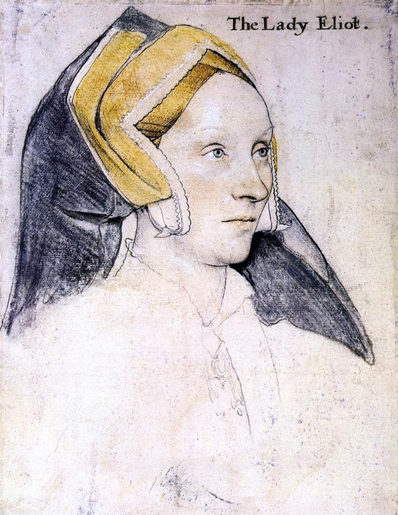  The Younger Hans Holbein Lady Elyot - Hand Painted Oil Painting